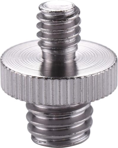 Schroefdraad Bevestiging Mount voor Gopro en Andere Actiecamera's |Zilver / Silver