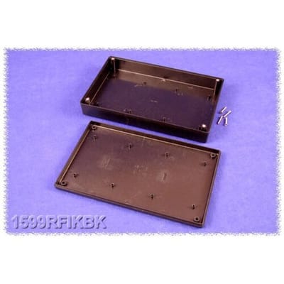 Hammond Electronics 1599RFIKBK Handbehuizing 220 x 140 x 40 ABS Zwart 1 stuk(s)