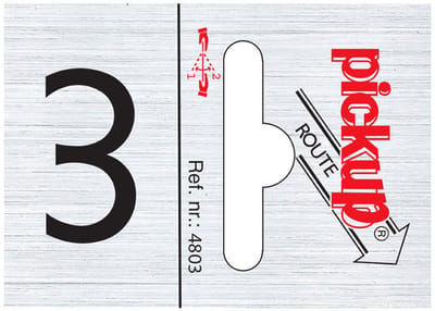 Pickup Route alulook 25x44 mm - cijfer 3