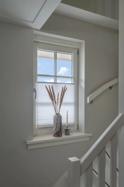 Dutchblinds - Plisségordijnen - lichtdoorlatend - Wit - 50 x 175 cm - Raamdecoratie op maat