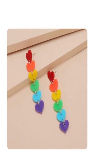CHPN - Oorbellen - Regenboog Oorbellen - Pride - Carnaval - Cadeau - Kado - Earrings - Gift - Verjaardag - Hippe oorbellen - Festival accessoire
