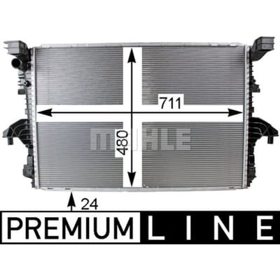 Radiator, motorkoeling MAHLE CR 805 000P