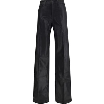 L'Agence Zwarte Katoenen Casual Broek