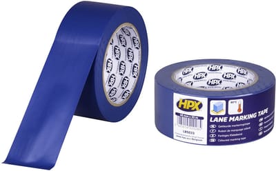 Zelfklevende markeringstape blauw 48mm x 33m