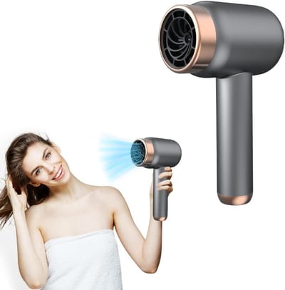 Draadloze föhn, draagbare föhn met 3 snelheden, 1000W accuföhn, oplaadbare USB-föhns, draadloze reisföhns voor vrouwen, mini-föhns voor op reis, buiten, thuissalon