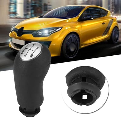 Pommeau de levier de vitesse 5 vitesses pour Clio III, Megane II, Scenic II noir