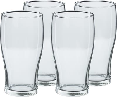 Secret de Gourmet Bierglazen groot - 20x stuks - transparant - 570 ml - 16 cm
