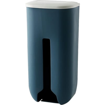 Boodschappentas Dispenser Eenvoudig Modern Grote Capaciteit Stevig Eenvoudige Installatie Plastic Zak Organizer donkerblauwe kleur