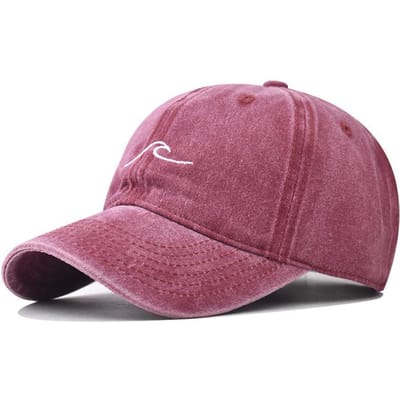 Gewassen Katoen Golf Geborduurd Baseballpet Unisex Verstelbare Papa Pet Casual Retro Pet voor Mannen Vrouwen Dagelijkse Streetwear (as the picture,Adjustable&Adult (56-58cm))