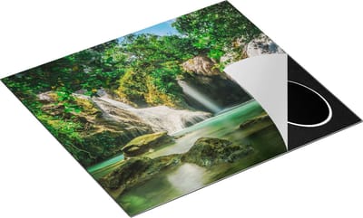 Chefcare Inductie Beschermer Tropische Waterval - 60x50 cm - Afdekplaat Inductie - Kookplaat Beschermer - Inductie Mat
