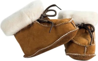 Bernardino® - Baby slofjes - Unisex - Cognac -  Maat 18