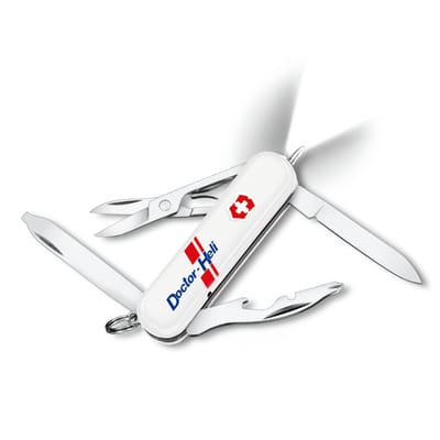 VICTORINOX Midnight Manager Hélicoptère Docteur Catastrophe Outil Pratique Prévention, Urgence, Médical, [0.6366-X2] noir