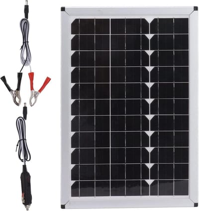 Zonnepaneel - Draagbare Charger - Energie Opwekken - Hoge Efficiëntie - 100W 18V - Zwart