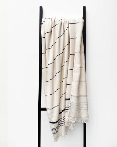 HOOMstyle Hamamdoek - 100% Soft Cotton - Strandlaken - Saunadoek - 90x170cm - Off White