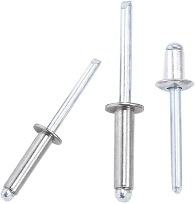 Klinknagels Set - Popnagels - Metaalverbindingen Maken - Roestvrij Staal - 85 Stuks - Zilver