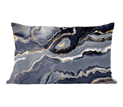 Sierkussens - Kussentjes Woonkamer - 50x30 cm - Glitter - Goud - Marmer - Agaat - Geode