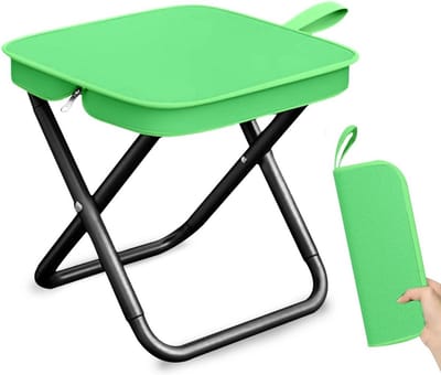 Camping Stool, Portable Folding Stool, Folding Camping Stool, Lightweight, Mini Outdoor Camping Folding Chairs, Portable Chair Foldable for Travel, Hiking, Camping, Fishing, Barbecuing, Picnic
