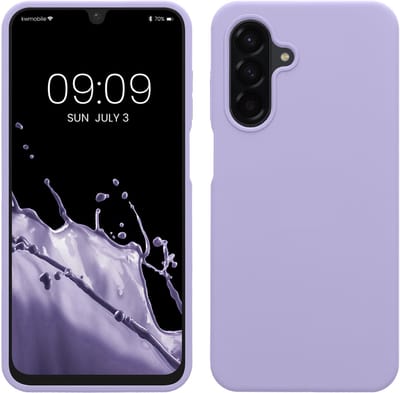 kwmobile telefoonhoesje geschikt voor Samsung Galaxy A26 5G - Hoesje met siliconen coating - Smartphone case in lavendel