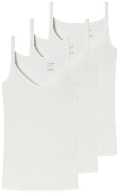 Schiesser Dames spaghettitop 3 pack Personal Fit
