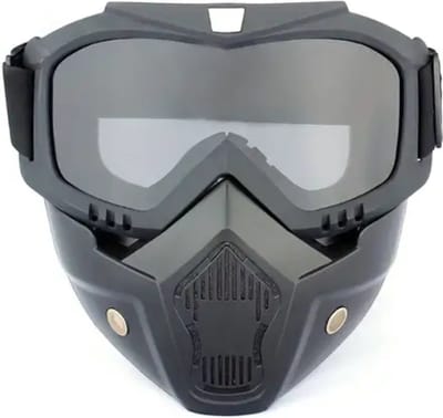 Bovista Airsoft Masker - Paintball - Mask - Tactical Helmet - Helm - Zwart - Zwart Vizier