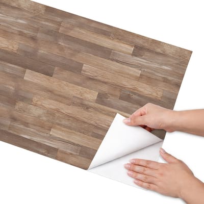 Coloray Meubel Wrap Folie - Bruin Meubelfolie - 50x100 cm - Meubel Wrap Folie Houten planken - Plakfolie Meubels - Rustiek Meubelfolie - Decoratiefolie Zelfklevend - Slaapkamer decoratie - Texturen