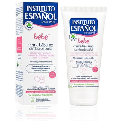 Crème pour Bébé - INSTITUTO ESPAÑOL - BILAMO PANAL - 150ml - Hypoallergénique - Unisexe