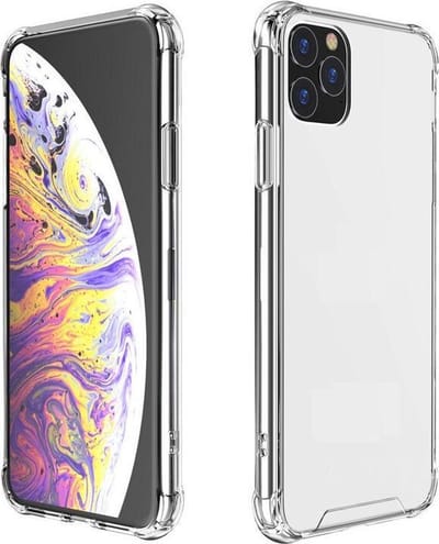 iPhone 11 / iPhone XR bumper case TPU + acryl - Transparant