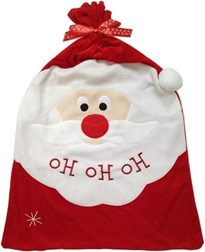Rode Kerstcadeauzak 50x70CM voor Sinterklaas en Kerst - Perfect voor Cadeaus, Versiering en Feestelijke Decoraties