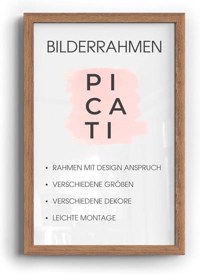 Fotolijst Puzzel - Posterlijst Afbeelding - Muurdecoratie Huis - Speciaal voor Puzzels - 48x68 cm - Eiken