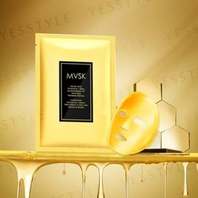 MVSK - Or De Luxe Placenta + Miel Blanchiment Et Anti-Age Masque Cristal 5 pcs