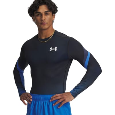 Under Armour Heatgear Sub Crew Longlseeve Ondergoed Met Lange Mouwen Blauw K402