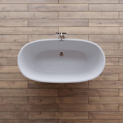 SPALINA - Vrijstaand bad - Samba 160 blanche, 160 x79 x58 cm, Blanche