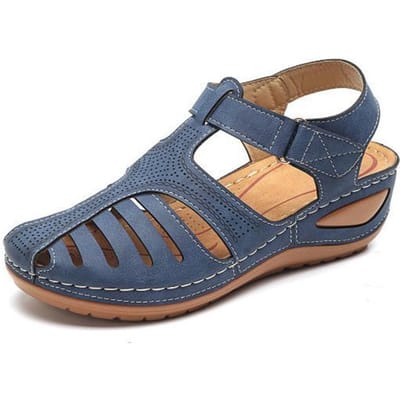 Damessandalen Premium orthopedische bunioncorrectorflats Casual gevulkaniseerde schoenen met zachte zool en strandwig 40 gray