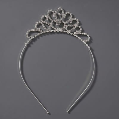 Kroon voor dames-Prinsessenkroon-Diadeem-Kroon-Strass-Elegant en Duurzaam - Geschikt voor Verschillende Gelegenheden-Haarsieraad-Stijl 21