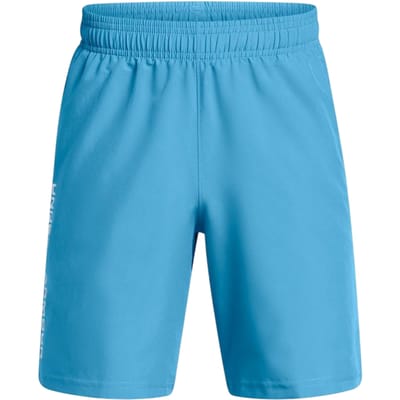 Under Armour Technische geweven korte broek met logo voor jongens (Blauw)