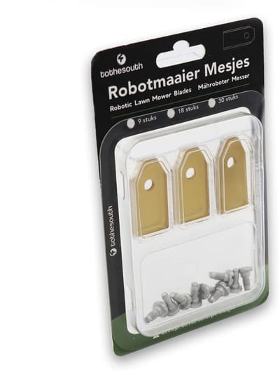 To the South® Robotmaaier Mesjes titanium geschikt voor Greenworks Optimow 4 - 3 stuks