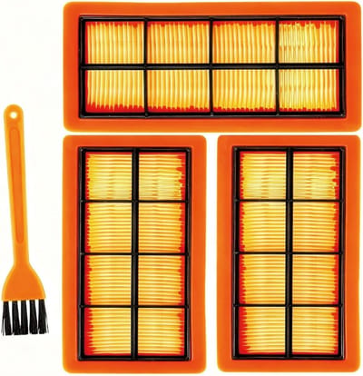 Platte vouwfilters voor droogzuiger en aszuiger, vervangingsfilters voor Kärcher modellen, 3 stuks