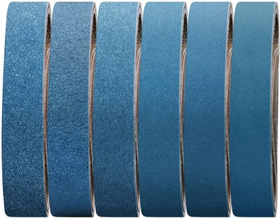 Dailygoods- Schuurband 50 x 686 mm - 10 stuks - Zirkonium korund - Waterdicht - Hittebestendig - Voor polijsten van metaal/hout - Schuurpapier