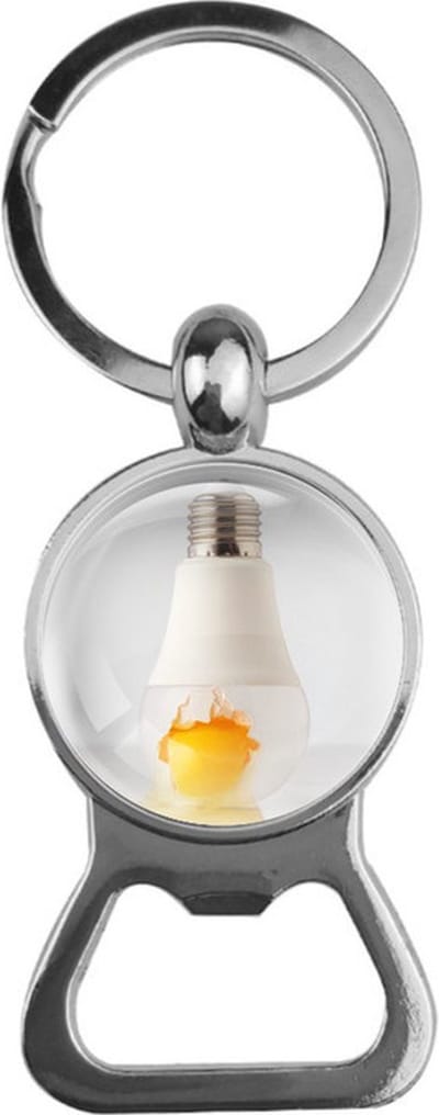 Bieropener Glas - Lamp Ei