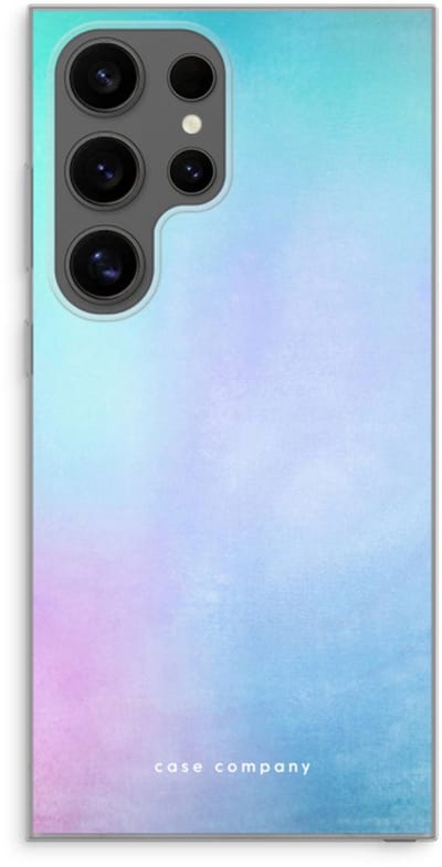Case Company® - Hoesje geschikt voor Samsung Galaxy S24 Ultra hoesje - Mist pastel - Soft Cover Telefoonhoesje - Bescherming aan alle Kanten en Schermrand