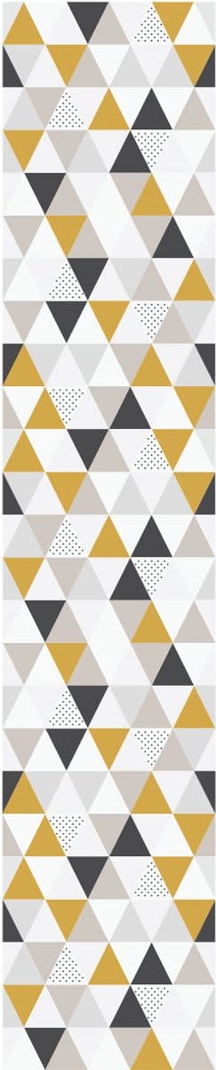 Voorgelijmd vliesbehang - Scandinavisch geometrisch patroon met driehoeken - 1 rol van 300x60 cm