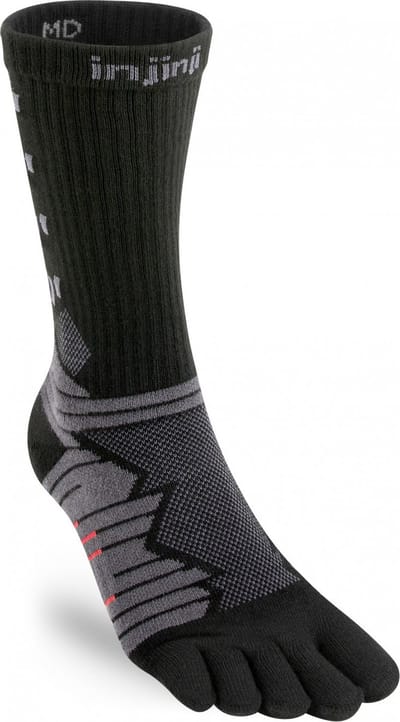 INJINJI | Ultra Run Crew Obsidian (Maat - S) | Teensokken