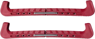 Schaatsbeschermers - Bladbeschermers - Bescherming IJzers - Verstelbaar PVC - 31 cm Intrekbaar - Rood
