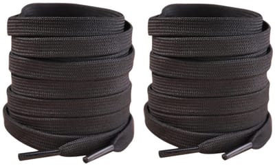 Dailygoods- Schoenveters 100 cm - Platte Veters - Scheurvaste Veters - 2 Paar - Geschikt voor Sneakers/Sportschoenen - Polyester Materiaal