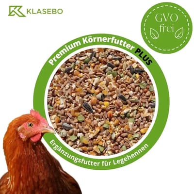 25 kg Premium Korrelsvoer PLUS Gevogeltevoer voor Kippen, Ganzen, Eenden