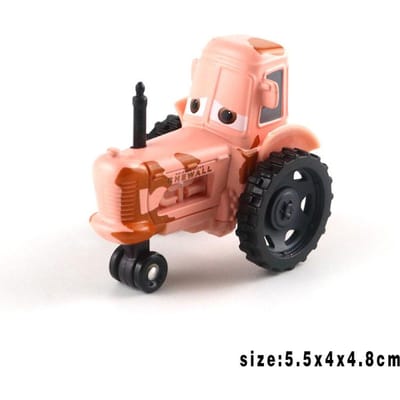 1:55 Disney Pixar Cars Finn McMissile Litchi Miles Axeirod Flo Sheriff Sarge Guido luigi legering speelgoedauto model kinderspeelgoed beige
