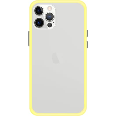 iPhone 12 Pro Back Cover - Geel/Transparant