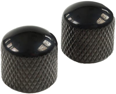 Yellow Parts EZ1223B Knoppenset 'Dome' Zwart