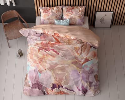 Sleeptime Alda Dekbedovertrekset - Tweepersoons - 200X200/220 + 2 x kussenslopen 60x70 - Roze