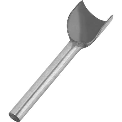 Outil de découpe artisanale poinçon cuir sangle ceinture porte-feuille extrémité demi-ronde ensemble DIY(30mm) 25MM gray